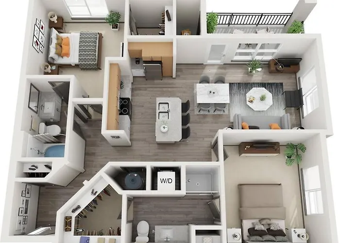 Downtown Augusta Luxury 2Bed Apt